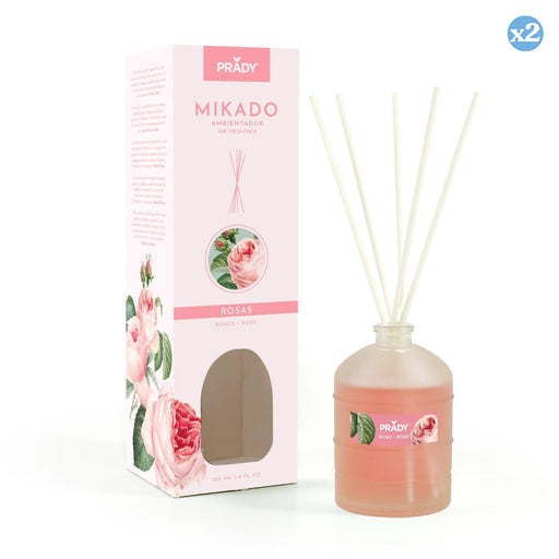 Pacco 2x - MIKADO ROSE 100 ML - Prady - 1