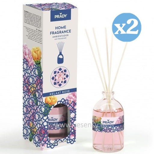 Confezione 2x - DEODORANTE PER AMBIENTE MIKADO KELAAT ROSE 100ML - Prady - 1