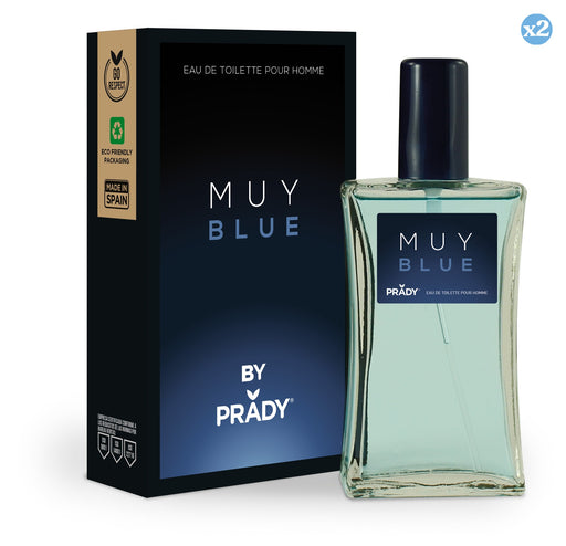 Pacco 2x - COLONIA MUY BLUE HOMME - Prady - 1