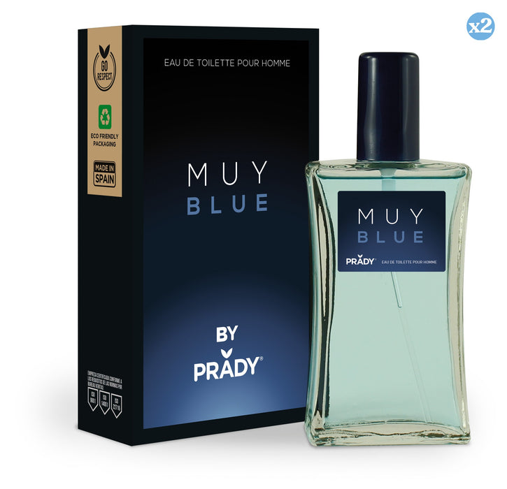 Pacco 2x - COLONIA MUY BLUE HOMME - Prady - 1