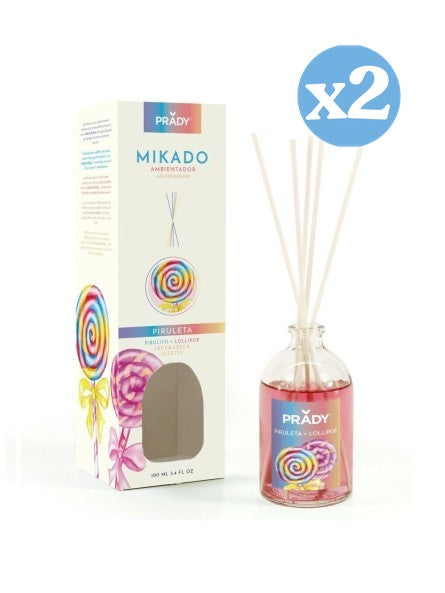 Confezione da 2 - MIKADO PIRULETA 100ML - Prady - 1