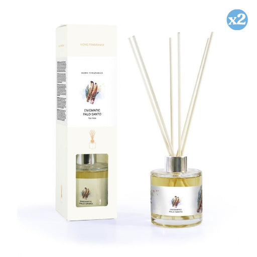 Confezione 2x - MIKADO AMBIENTATORE PREMIUM ENIGMATIC PALO SANTO 130ML - Prady - 1