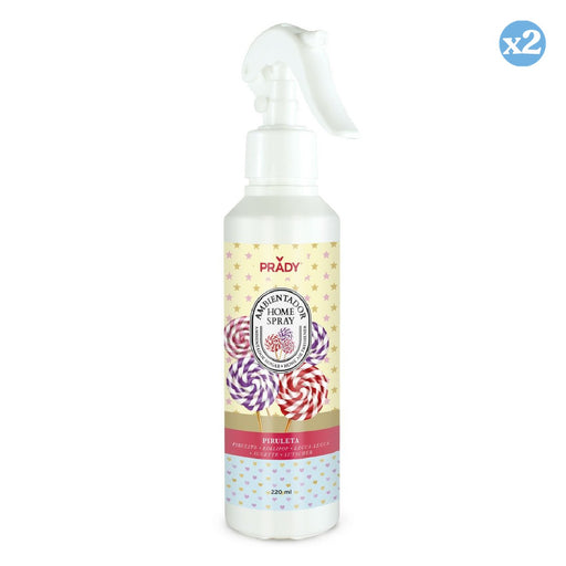 Confezione 2x - SPRUZZO AMBIENTE PROFUMO LOLLIPOP 220ML - Prady - 1