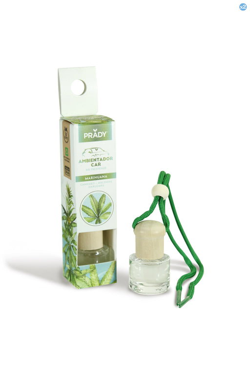 Pacco 2x - PROFUMATORE AUTO MARIJUANA PRADY 6ML - Prady - 1