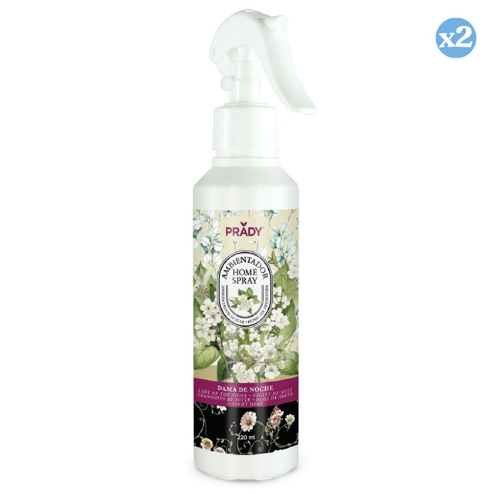 Pacchetto 2x - DEODORANTE PER AMBIENTE SPRAY NOTTE 220ML - Prady - 1
