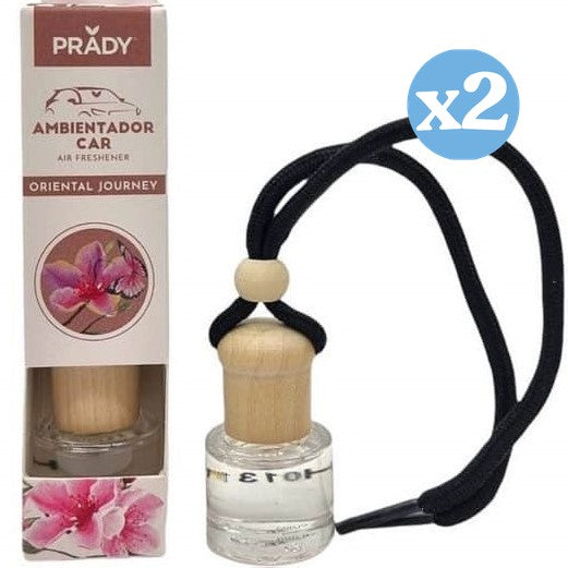 Confezione 2x - PROFUMATORE AUTO ORIENTAL JOURNEY PRADY 6ML - Prady - 1