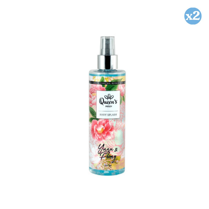 Confezione 2x - BODY SPLASH YUZU & PEONY PRADY 250ML - Prady - 1