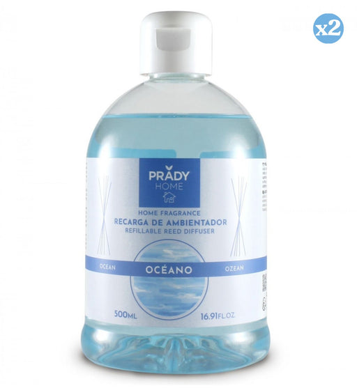 Confezione 2x - Ricarica per diffusore Mikado Oceano - 500ml - Prady - Prady - 1
