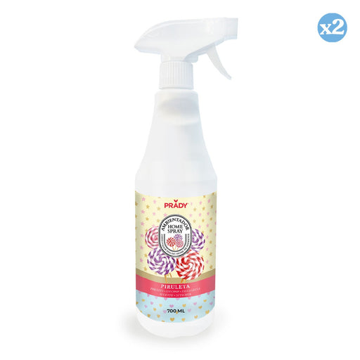 Pacchetto 2x - SPRUZZATORE PER AMBIENTE PIRULETA 700 ML - Prady - 1