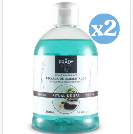 Pack 2x - Ricarica Diffusore per ambiente Mikado Ritual di Spa - 500ml - Prady - Prady - 1