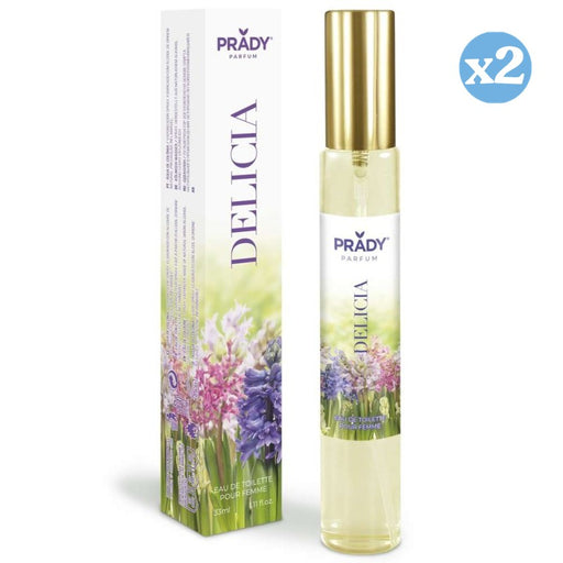 Confezione 2x - EAU DE TOILETTE 33ML DELICIA - Prady - 1