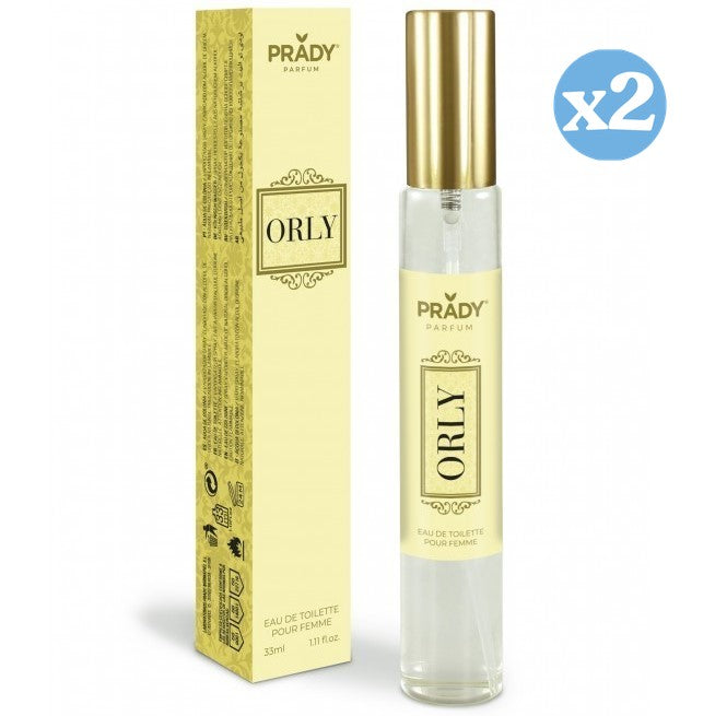 Confezione 2x - EAU DE TOILETTE MINI 33ML ORLY - Prady - 1