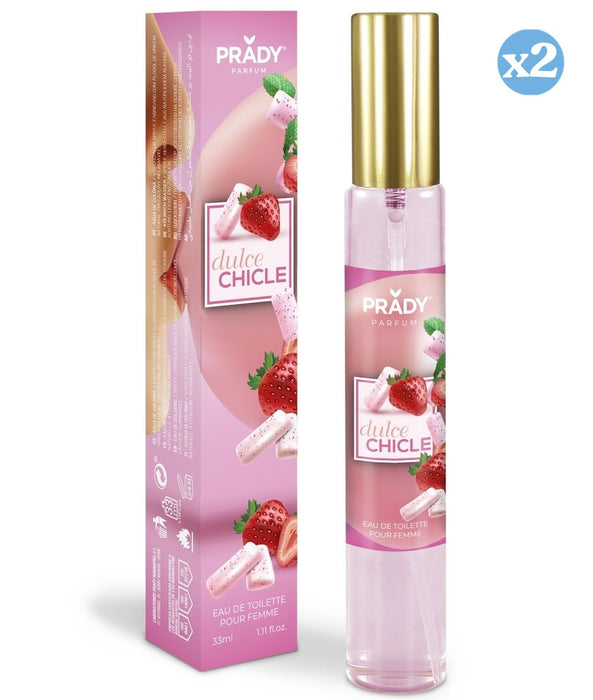 Confezione 2x - EAU DE TOILETTE 33ML GOMMA DOLCE FRUTTATA - Prady - 1