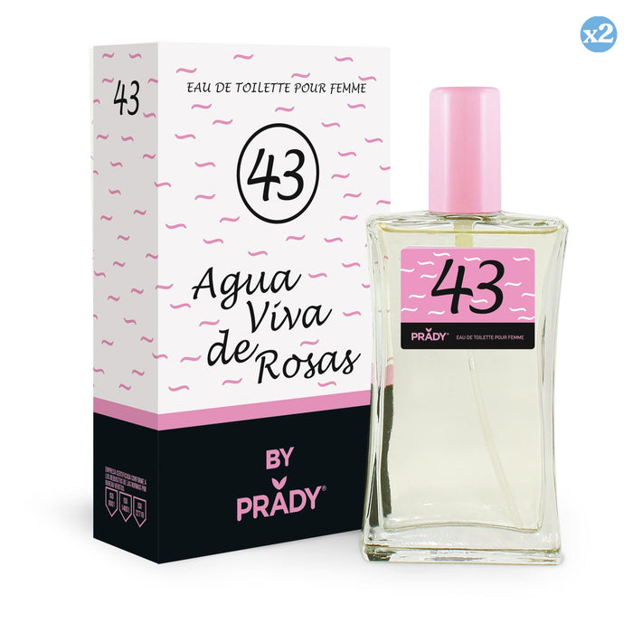 Confezione 2x - PROFUMO ACQUA VIVA DI ROSE FEMME - Prady - 1