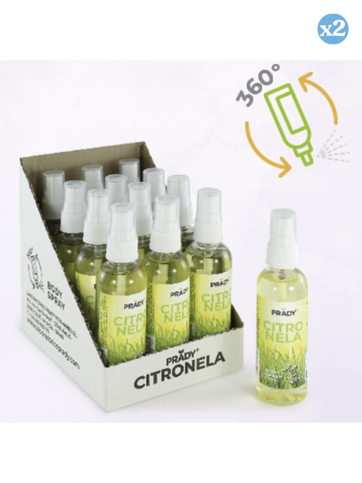 Confezione 2x - Body Spray alla Citronella - 100ml - Prady - Prady - 1