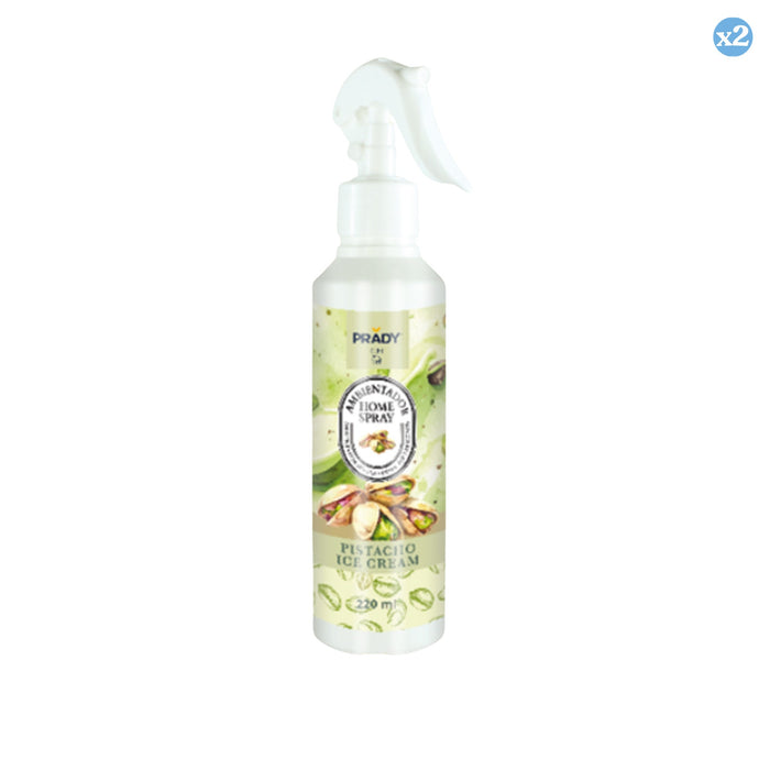 Pack 2x - Deodorante per Ambienti Home Spray Pistacchio Ice Cream - 220ml - Prady - Prady - 1