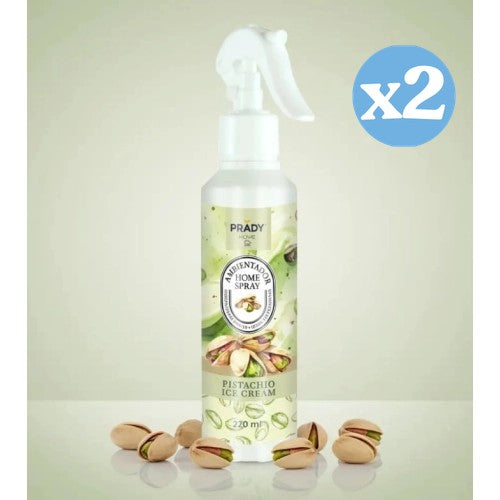 Pack 2x - SPRUZZO PER AMBIENTE PISTACHIO ICE CREAM 220ML - Prady - 1