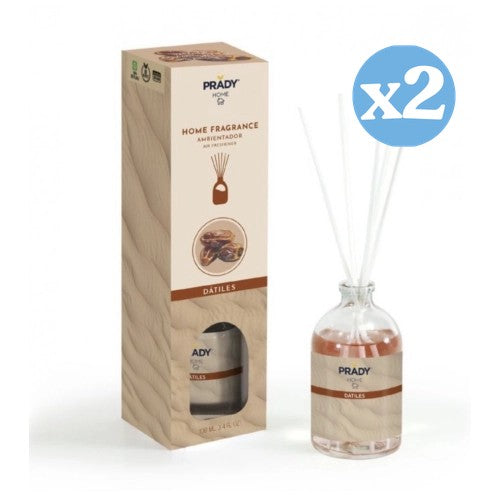 Confezione 2x - MIKADO AMBIENTATORE A DATTERI 100ML - Prady - 1
