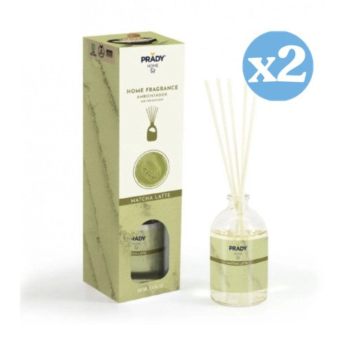 Pacchetto 2x - MIKADO AMBIENTATORE MATCHA LATTE 100ML - Prady - 1