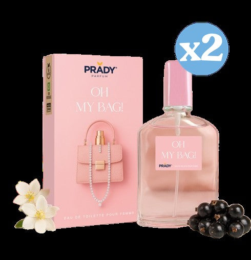 Pacco 2x - Eau de Toilette Oh my Bag! pour Femme - Prady - Prady - 1