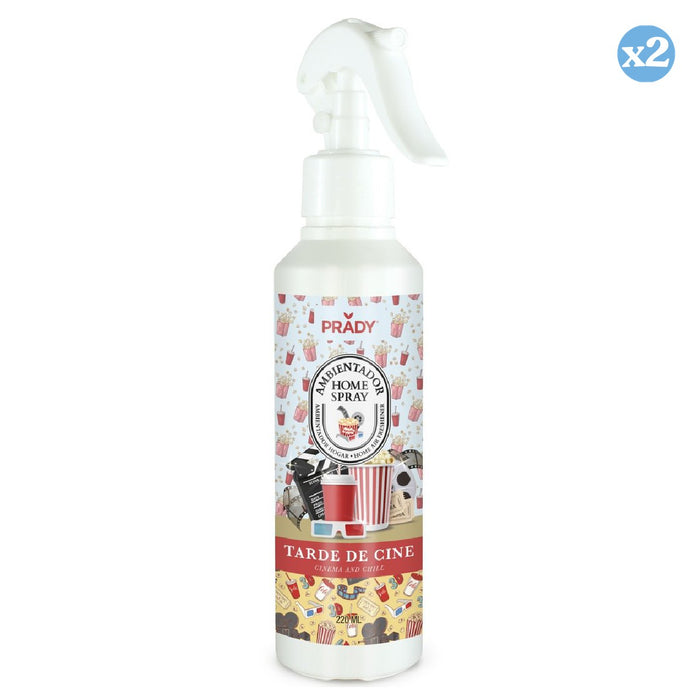 Confezione 2x - DEODORANTE PER LA CASA IN SPRAY TARDE DE CINE 220 ML - Prady - 1