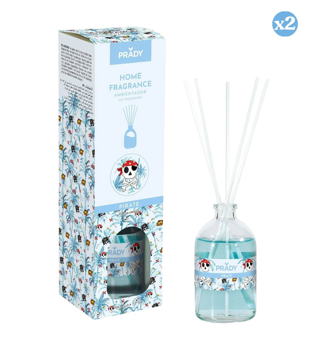 Confezione 2x - MIKADO AMBIENTATORE PIRATE 100ML - Prady - 1