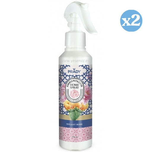 Confezione da 2 - SPRUZZATORE PER AMBIENTI KELAAT ROSE 220 ML - Prady - 1