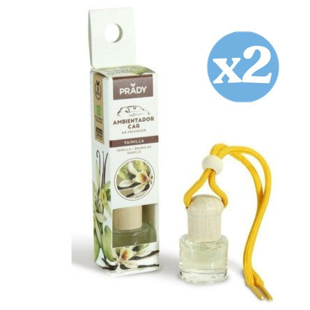 Confezione 2x - PROFUMATORE AUTO VANIGLIA 6ML - Prady - 1