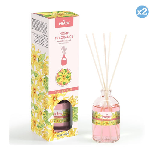 Confezione 2x - Diffusore di profumo YLANG - YLANG 100ML - Prady - 1