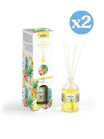 Confezione 2x - MIKADO AMBIENTATORE ANANAS 100ML - Prady - 1