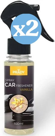 Confezione da 2 - PROFUMATORE AUTO VANIGLIA - 100ML - PRADY - Prady - 1