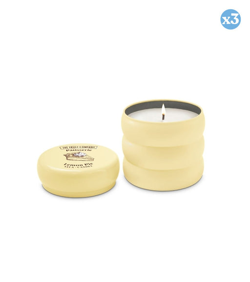 Pacco da 3 - CANDELA LATTINA LEMON PIE PATISSERIE 150 G - The Fruit Company - 1