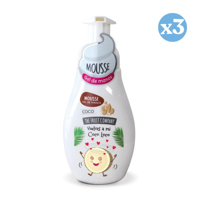 Pack 3x - Sapone per le Mani - Gel Mousse al Cocco - 250 ml - The Fruit Company - The Fruit Company - 1