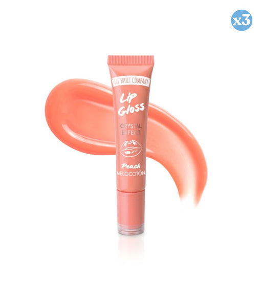 Confezione 3x - LIP GLOSS DONUT PESCA - The Fruit Company - 1