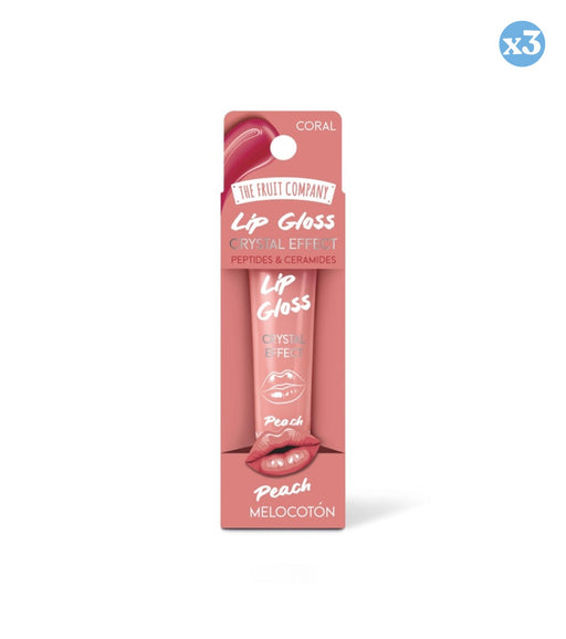 Confezione 3x - LIP GLOSS DONUT PESCA - The Fruit Company - 2