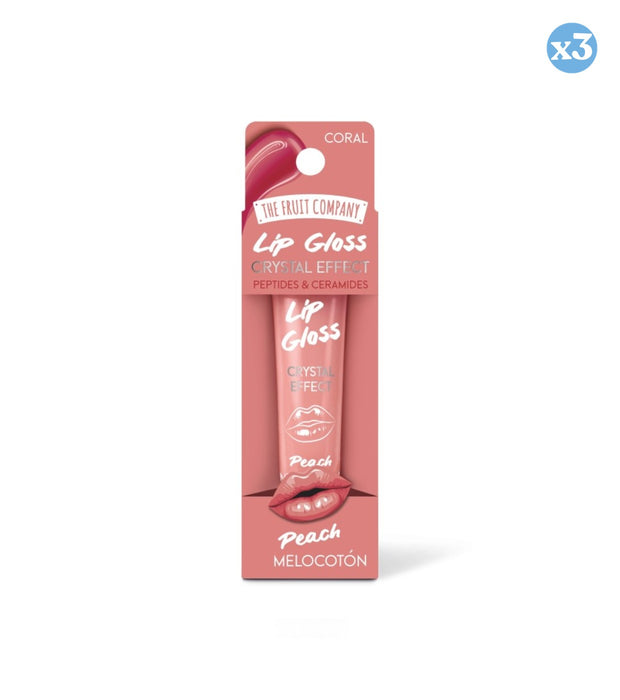 Confezione 3x - LIP GLOSS DONUT PESCA - The Fruit Company - 2