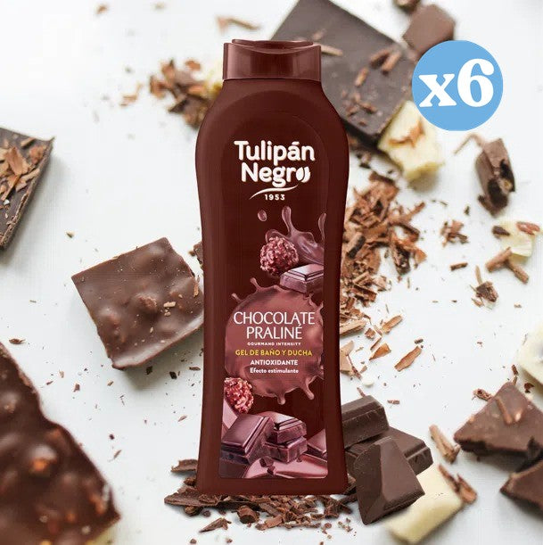 Pacco 6x - Gel Doccia Tulipano Nero Cioccolato Pralinè 650 ml - Tulipan Negro - 2