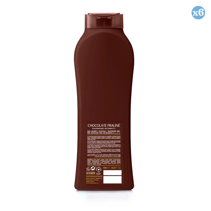Pacco 6x - Gel Doccia Tulipano Nero Cioccolato Pralinè 650 ml - Tulipan Negro - 3