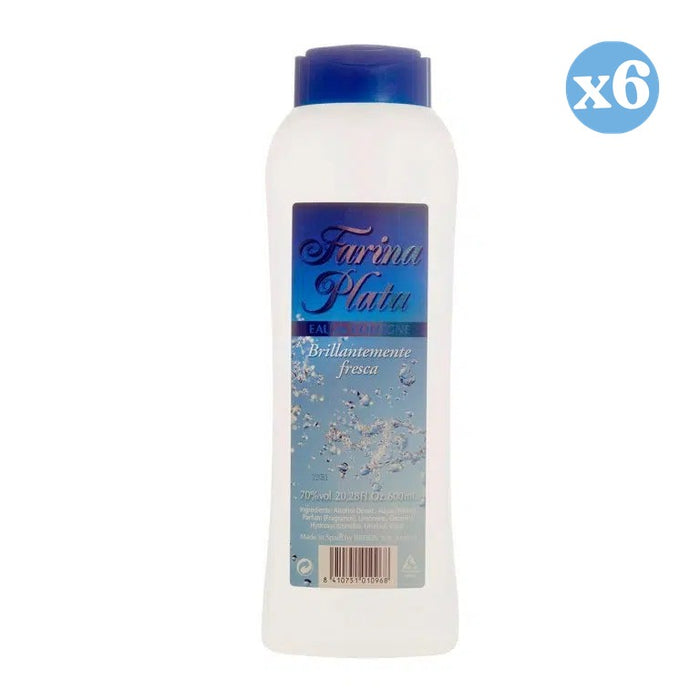 Pacco 6x - COLONIA FARINA PLATA 600 ML - Tulipan Negro - 1