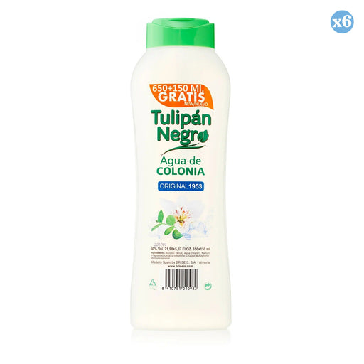 Confezione 6x - ACQUA DI COLONIA TN ORIGINALE 1953 800 ML - Tulipan Negro - 1