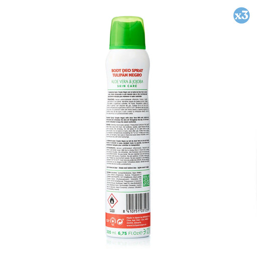 Pacco 3x - SPRAY DEO ALOE E JOJOBA 200 ml. - Tulipan Negro - 2