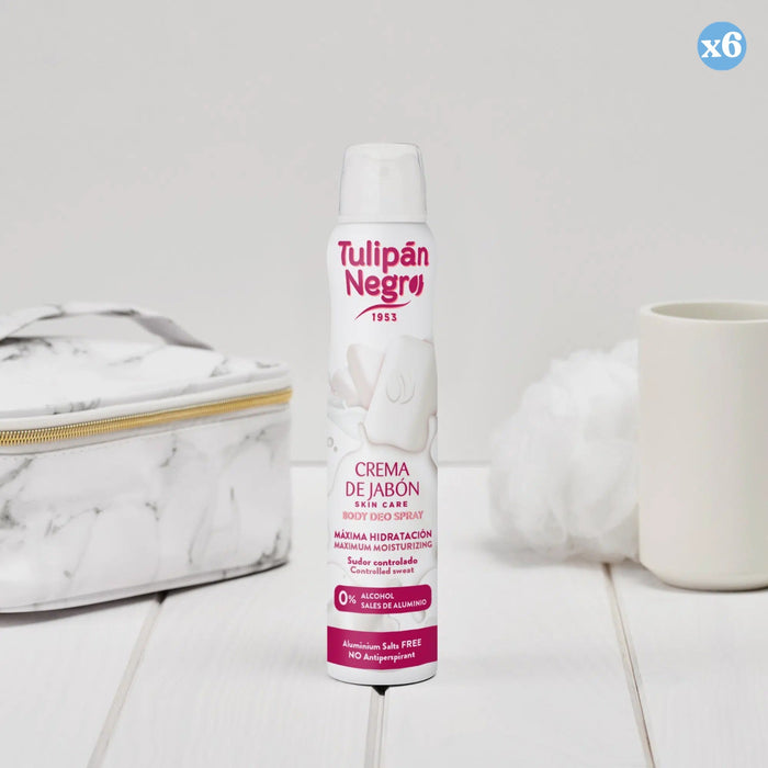 Confezione 6x - SPRAY DEO CREMA DI SAPONE 200ML - Tulipan Negro - 3