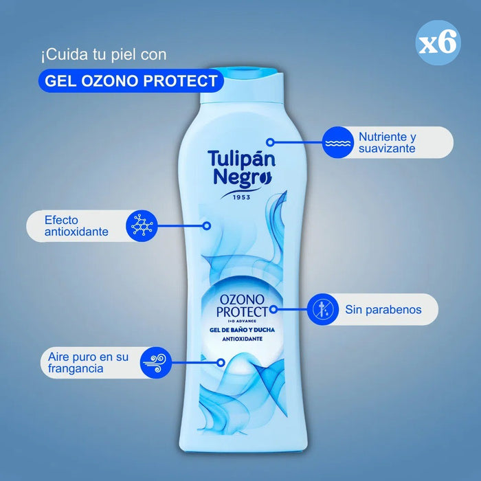 Confezione 6x - GEL TULIPAN NERO OZONO PROTECT 650 ML - Tulipan Negro - 3