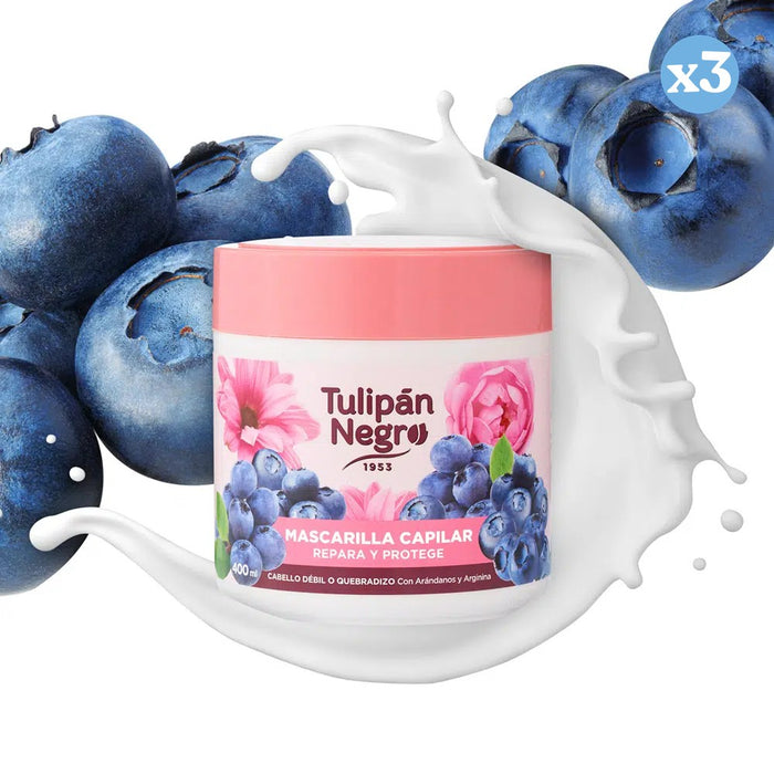 Confezione 3x - MASCHERA MICELLARE TN RIPARA E PROTEGGE 400ML - Tulipan Negro - 3