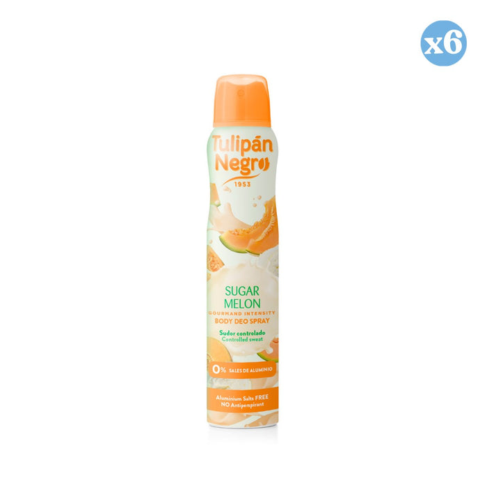 Confezione 6x - Deo Spray Melone Zucchero - Tulipan Negro - 1