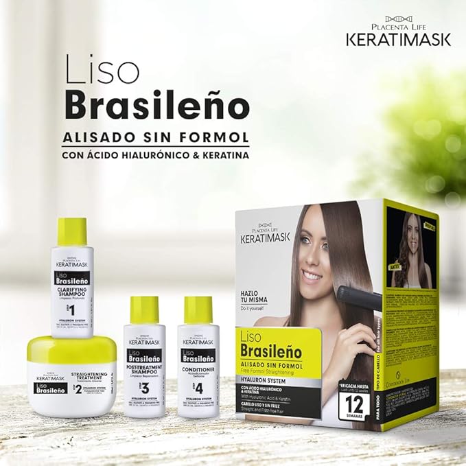 Keratimask Raddrizzamento brasiliano senza formolo - Be Natural - 9