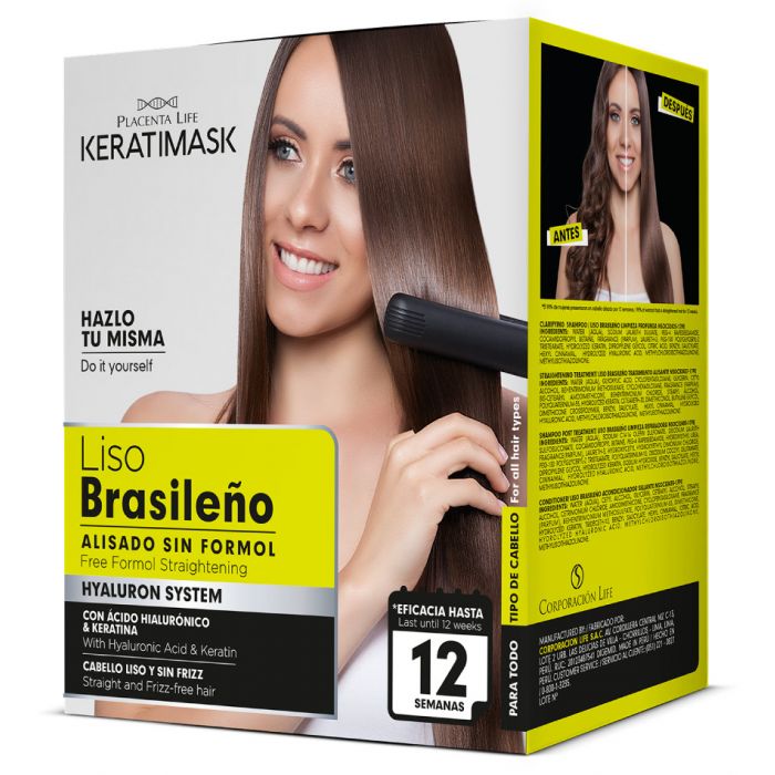 Keratimask Raddrizzamento brasiliano senza formolo - Be Natural - 1