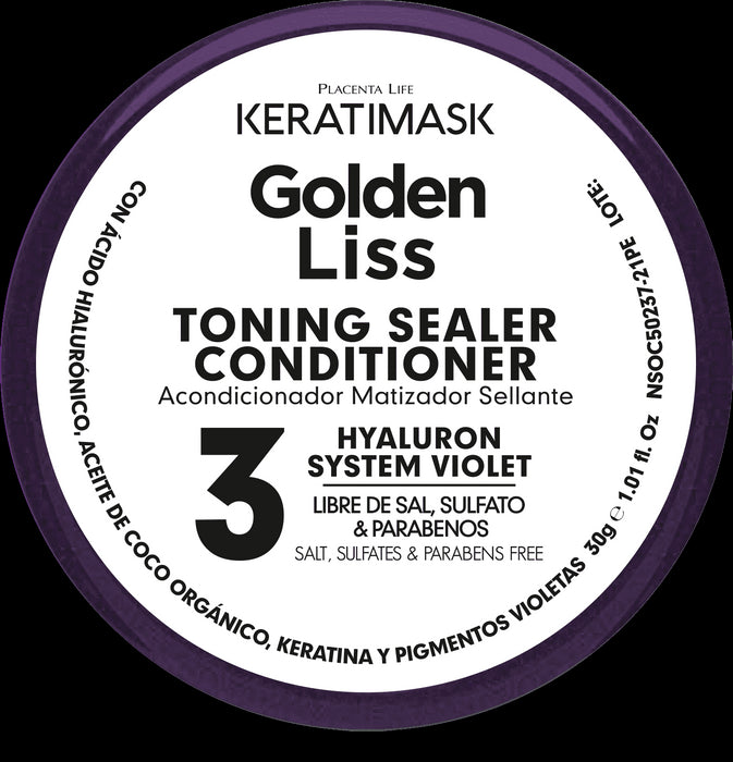 Maschera lisciante brasiliana Golden Liss Keratimask - Be Natural - 3