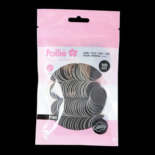 Pacchetto di Lime Lucidanti Rotonde per Pedicure 25mm - Pollié - 1