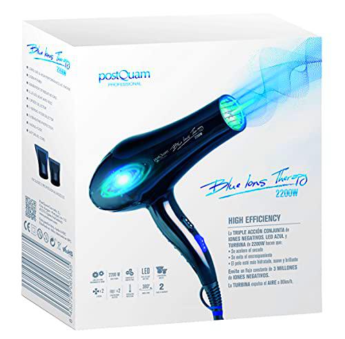 Asciugacapelli ionico Blue Ions Therapy 2200w - Postquam - 1